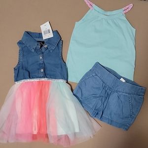 Two summer girl outfits